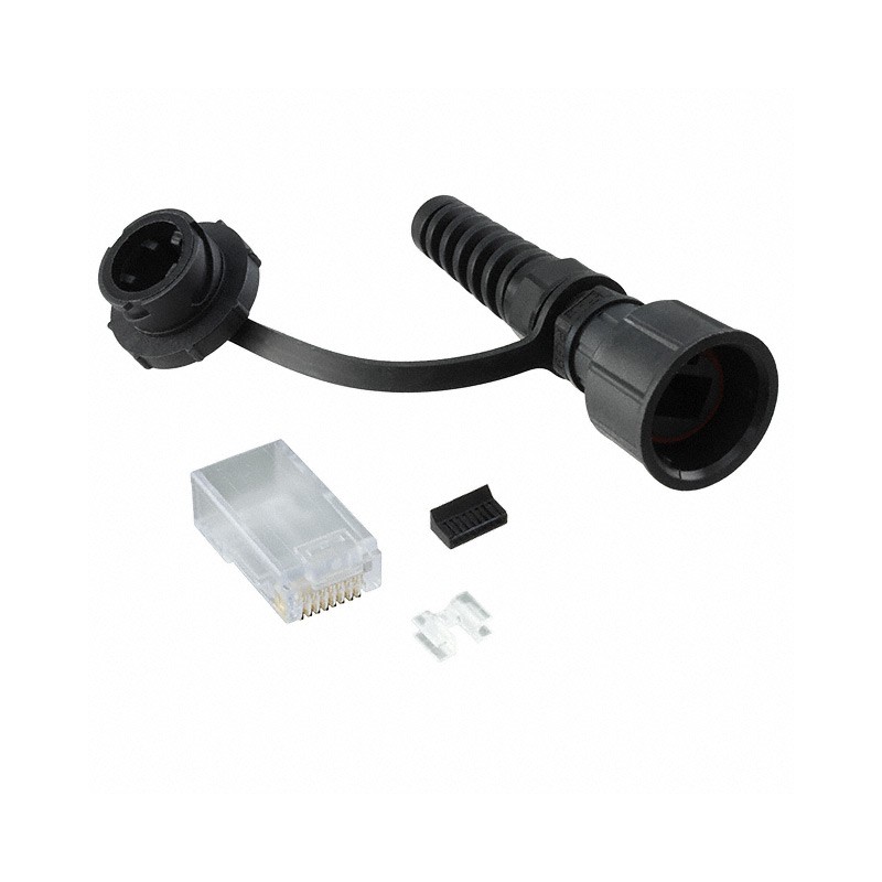 1 pcs : SS-39400-004 - CONN MOD PLUG 8P8C CAT6 IP67