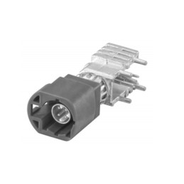 1 pcs : D4S20Y-400A5-B - CONN HSD FAKRA PLUG R/A 100OHM