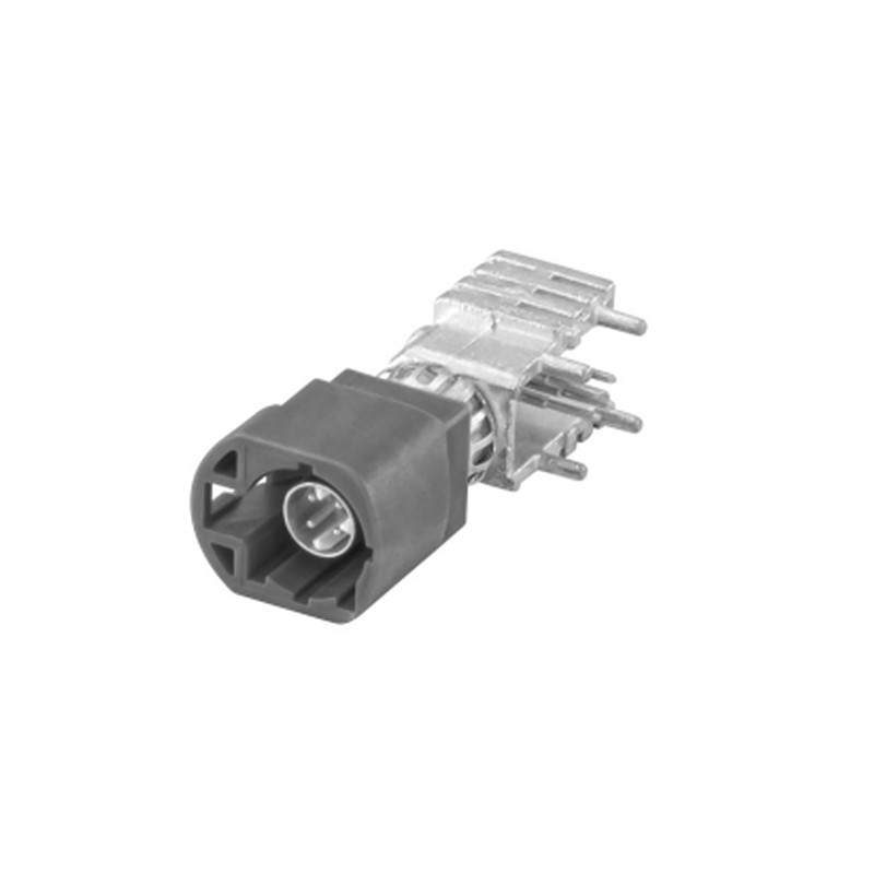 1 pcs : D4S20Y-400A5-B - CONN HSD FAKRA PLUG R/A 100OHM