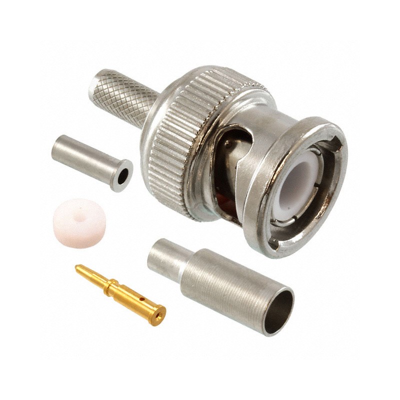 1 pcs : 0731740073 - CONN BNC PLUG STR 50 OHM CRIMP