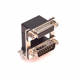 1 pcs : 179-015-313R571 - CONN D-SUB PLUG/RCPT 15P RA SLDR