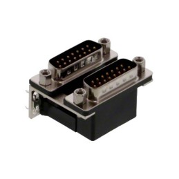 1 pcs : 178-015-613R571 - CONN D-SUB PLUG 15POS R/A SLDR