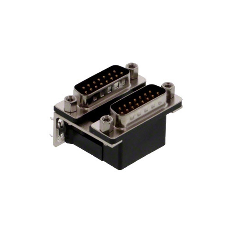 1 pcs : 178-015-613R571 - CONN D-SUB PLUG 15POS R/A SLDR