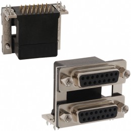 1 pcs : 178-015-513R571 - CONN D-SUB RCPT 15POS R/A SLDR