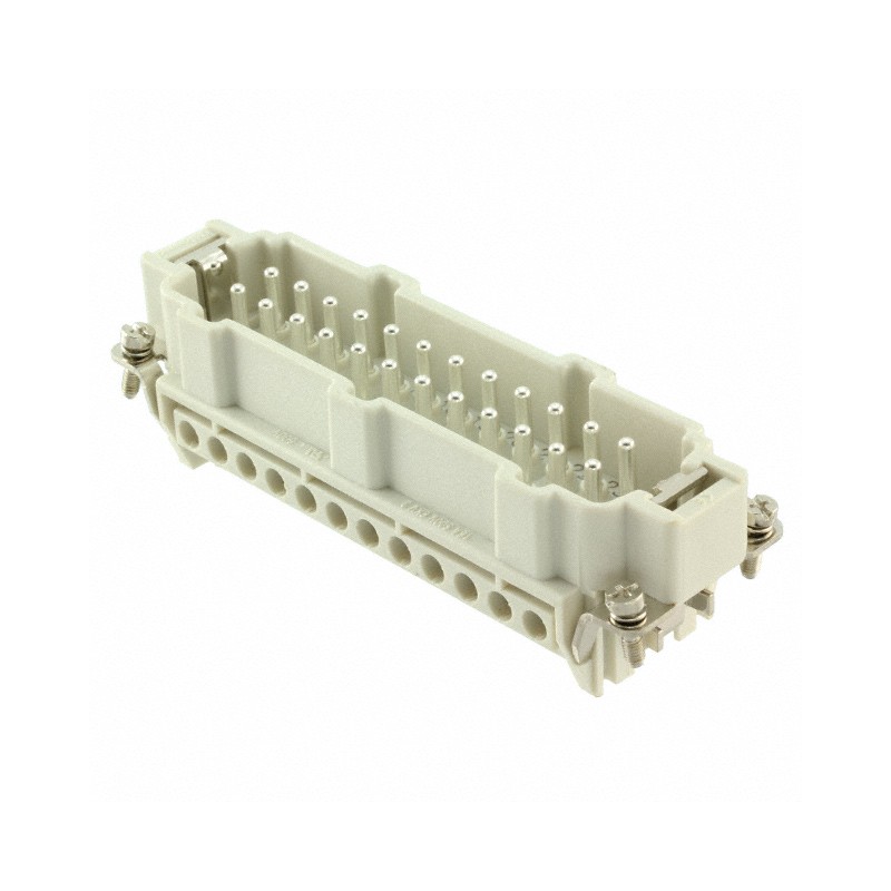 1 pcs : 0936010307 - 24P+PE MALE INSERT 16A 500V/UL60