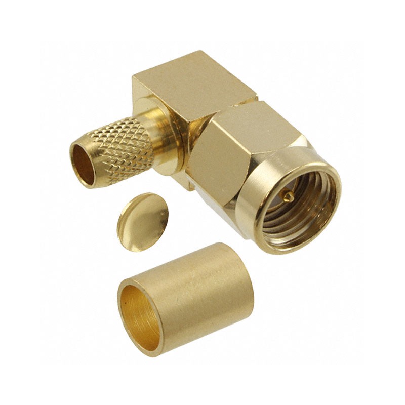 1 pcs : 0732510672 - CONN SMA PLUG R/A 50 OHM SOLDER