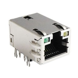 1 pcs : 1840772-8 - CONN JACK 1PORT 1000 BASE-T PCB