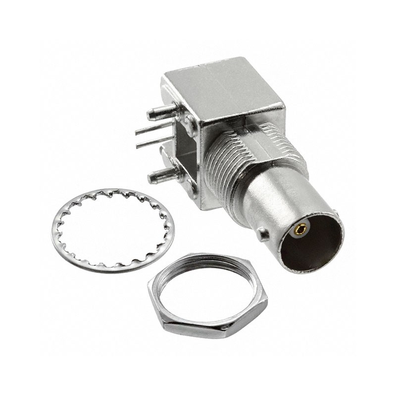 1 pcs : VBM211-75 - CONN BNC JACK R/A 75 OHM PCB