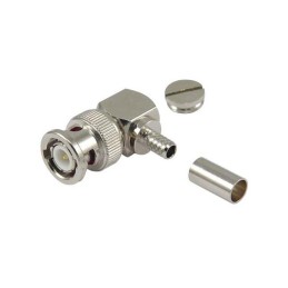 1 pcs : ABM-1702 - CONBNC MALE R/A CRIMP LMR195