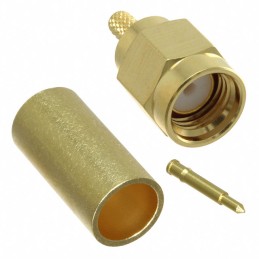 1 pcs : 32S107-303L5 - CONN SMA PLUG STR 50OHM SOLDER