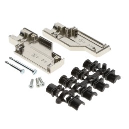 1 pcs : 962-025-030R121 - CONN BACKSHELL 25POS 90DEG SHLD