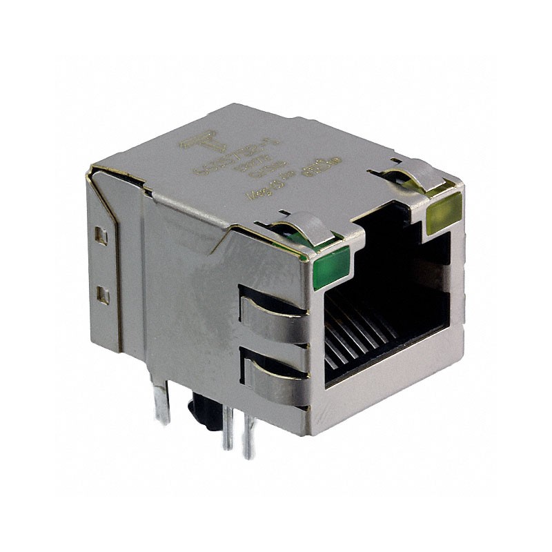 1 pcs : 6605752-1 - CONN JACK 1PORT 10 BASE-T