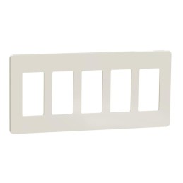 1 pcs : SQWP141005LA - 5 GANG SCREWLESS MATTE WALL PLAT