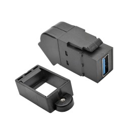 1 pcs : U325-000-KPA-BK - USB 3.0 ALL-IN-ONE KEYSTONE/PANE