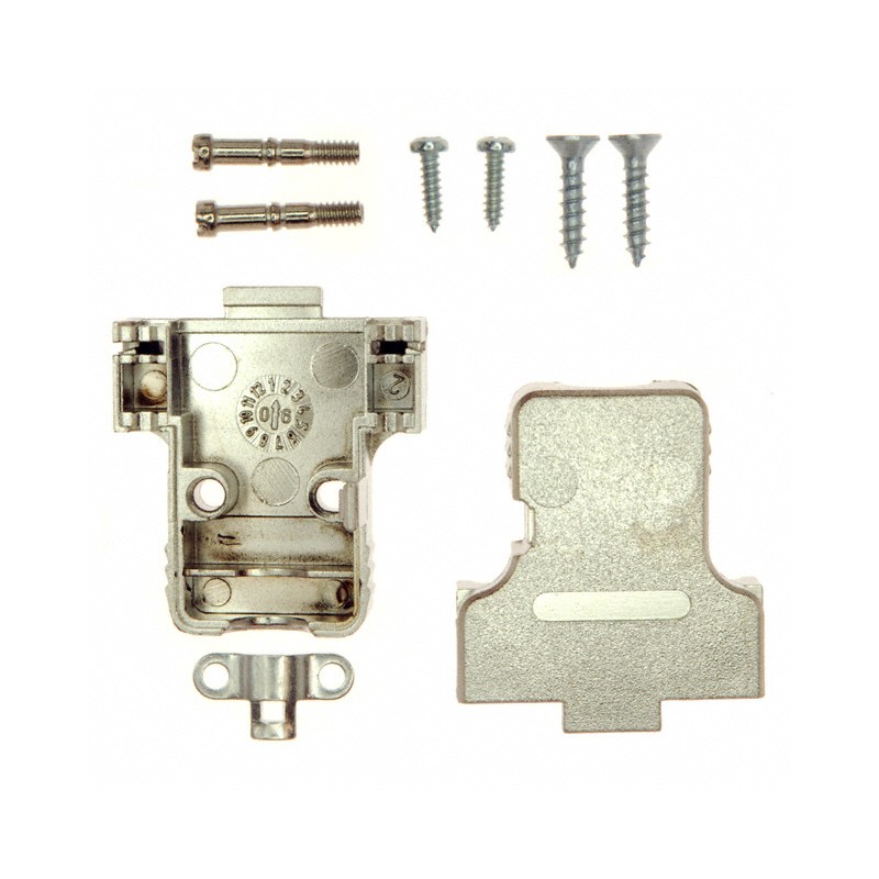 1 pcs : 982-009-020R121 - CONN BACKSHELL 9POS 180DEG SHLD