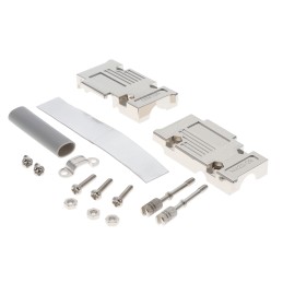 1 pcs : XM2S-0923 - CONN BACKSHELL 9P 90DEG SHLD SLV