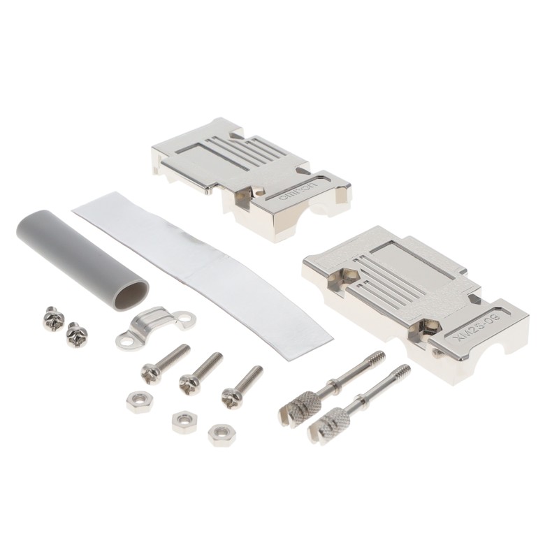 1 pcs : XM2S-0923 - CONN BACKSHELL 9P 90DEG SHLD SLV