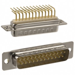 1 pcs : 174-E25-113R001 - CONN D-SUB PLUG 25POS R/A SLDR