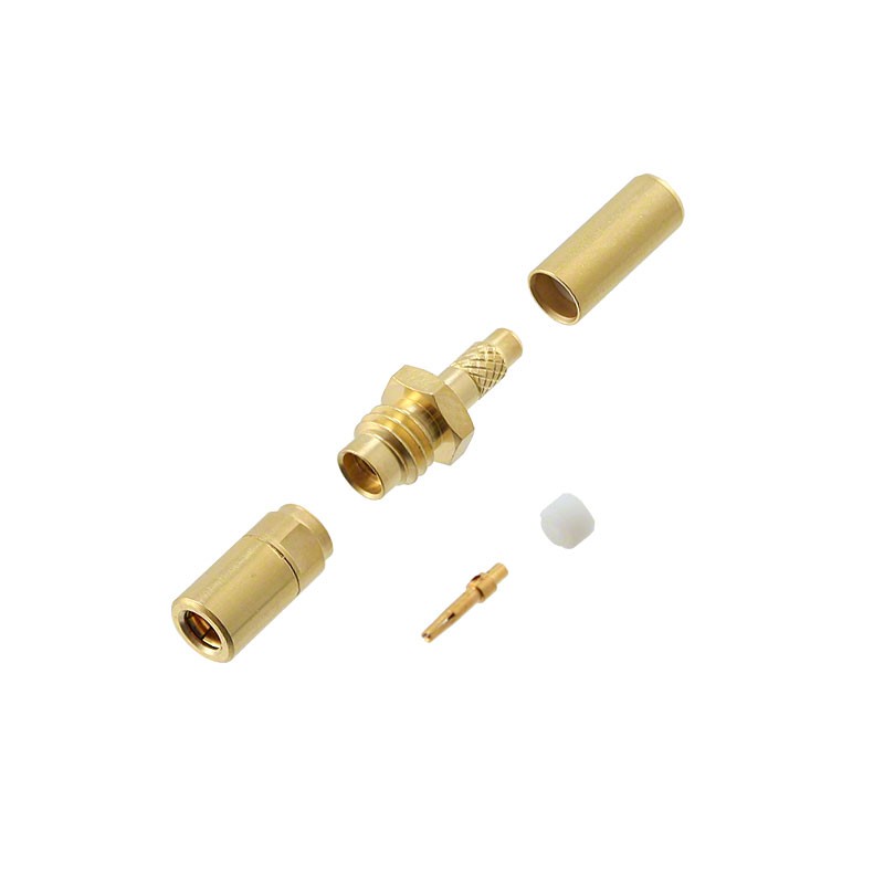 1 pcs : B51-024-0000220 - CONN SMB PLUG STR 50OHM SOLDER