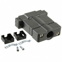 1 pcs : 1731100018 - CONN BACKSHELL 25POS 180DEG BLK