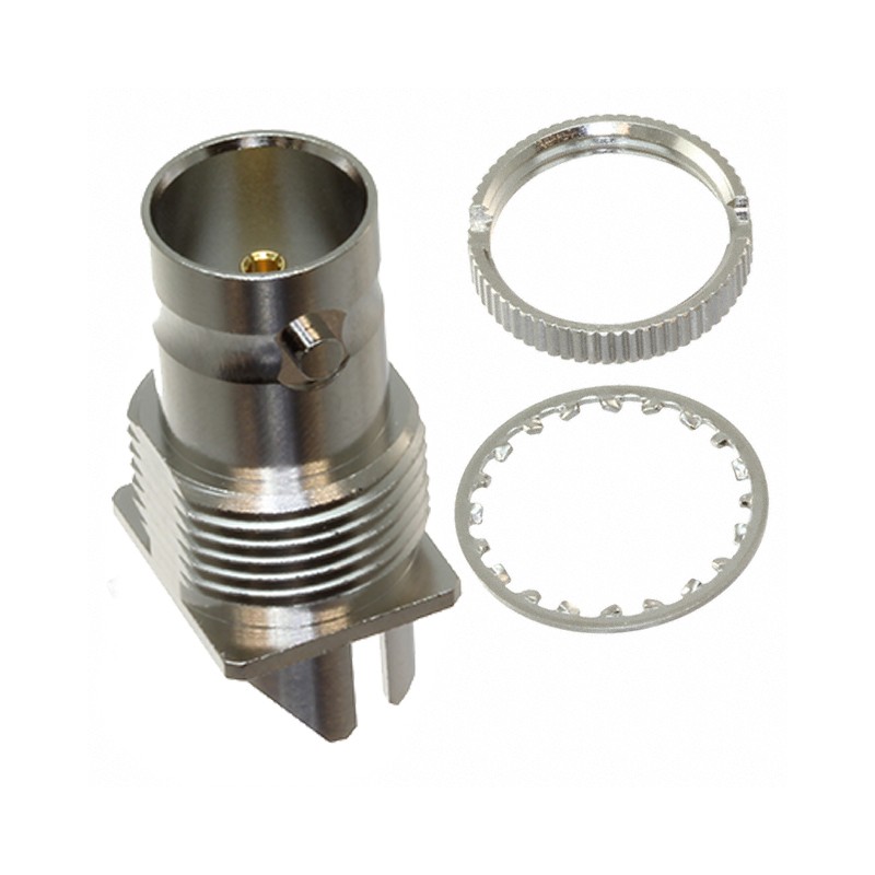 1 pcs : BNC7T-J-P-GN-ST-EM1 - CONN BNC JACK STR 75OHM EDGE MNT