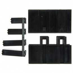 1 pcs : 745560-1 - CONN BACKSHELL 25POS 180DEG BLK