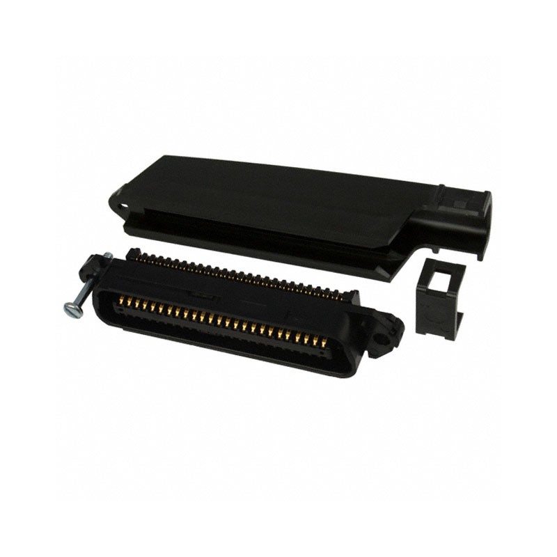 1 pcs : 1-5229912-1 - CONN PLUG 50POS R/A IDC