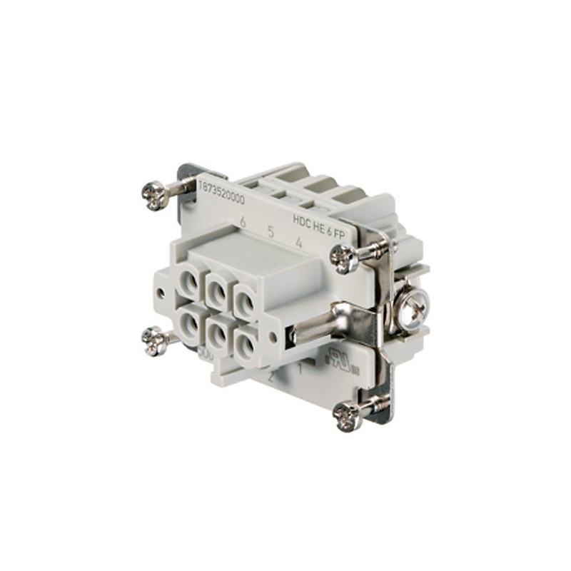 1 pcs : 1873520000 - INSERT FEMALE 6POS+1GND PUSH IN