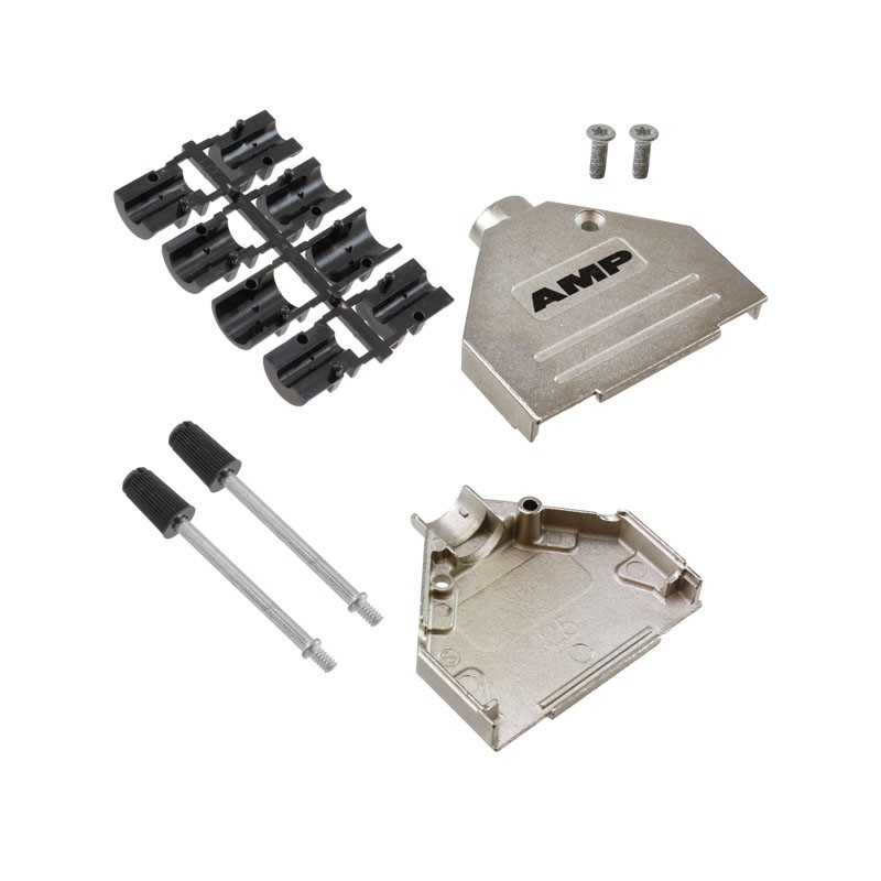 1 pcs : 2-1478762-5 - CONN BACKSHELL 25POS 180DEG SHLD