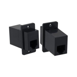 1 pcs : ECF5046S-BK - CPLR PNL MNT 6X6 STRAIGHT BLK