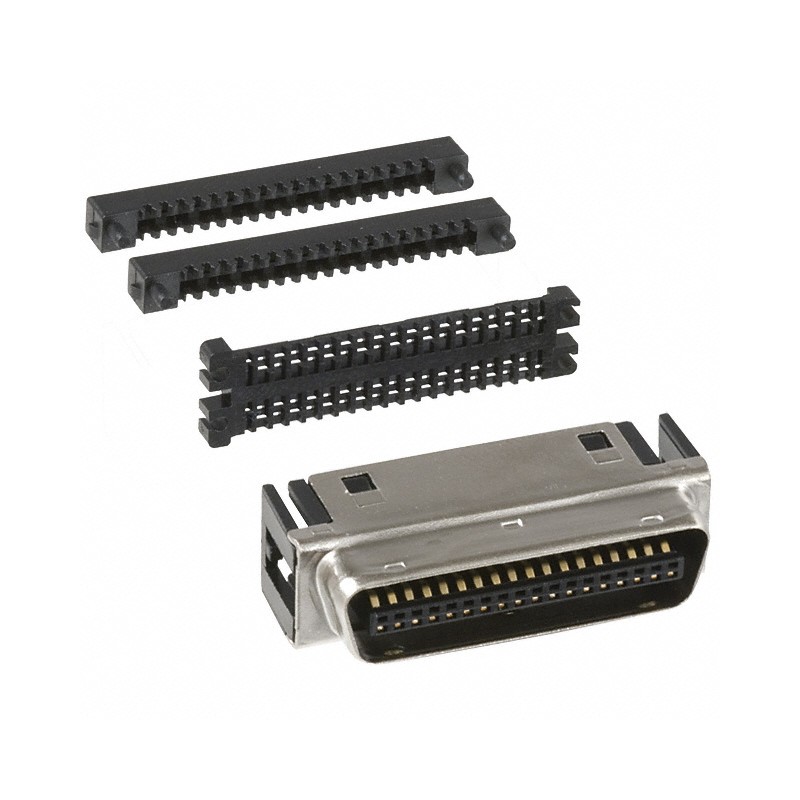 1 pcs : DX30AM-36P - CONN MINI HD PLUG 36POS STR IDC