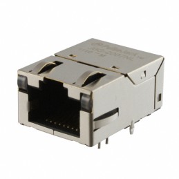 1 pcs : J0G-0007NL - CONN JACK 1PORT 100 BASE-TX PCB