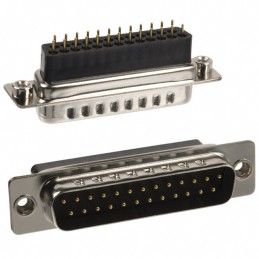 1 pcs : 172-025-183L011 - CONN D-SUB PLUG 25P PNL MNT SLDR