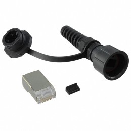 1 pcs : SS-39400-003 - CONN MOD PLUG 8P8C CAT5E SHLD