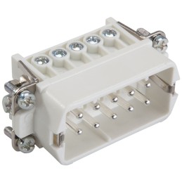 1 pcs : 10440100 - CONN INSERT HA10 MALE