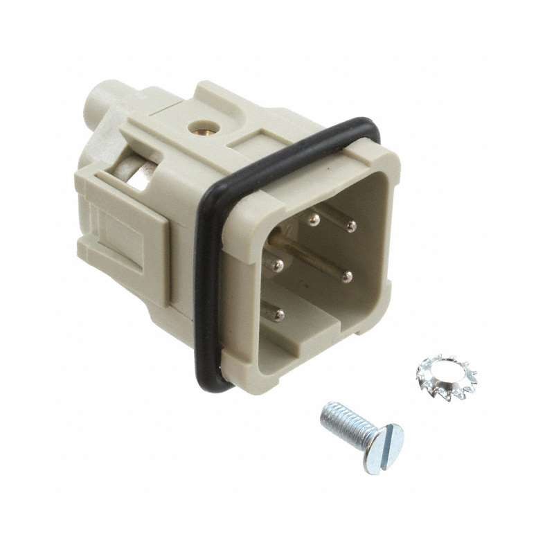 1 pcs : 1-1103402-1 - INSERT MALE 4POS+1GND SCREW