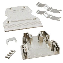 1 pcs : 5749889-3 - CONN BACKSHELL 50POS 180DEG SHLD