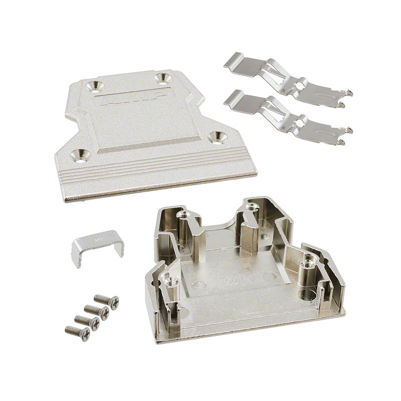 1 pcs : 5749889-3 - CONN BACKSHELL 50POS 180DEG SHLD