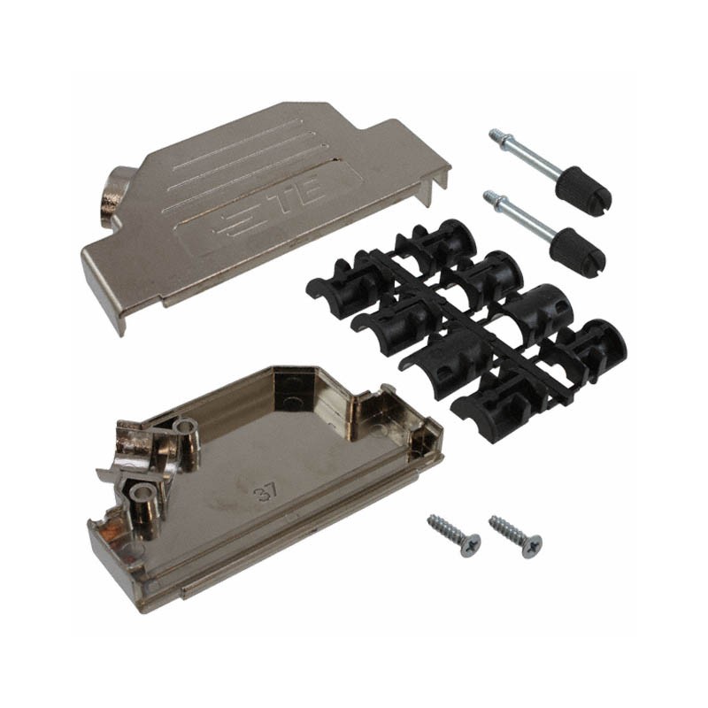 1 pcs : 3-2198618-7 - CONN BACKSHELL 37POS 45DEG SHLD