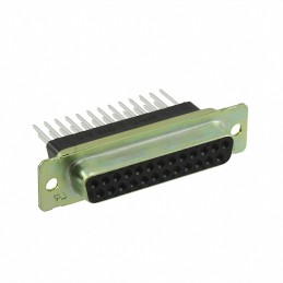 1 pcs : 5205738-3 - CONN D-SUB RCPT 25POS VERT SLDR