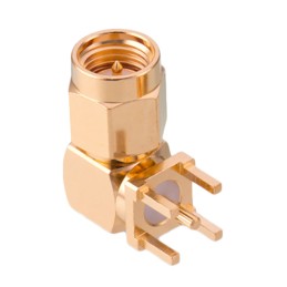 1 pcs : 60313002124523 - SMA PCB THT PLUG RIGHT ANGLE WR-