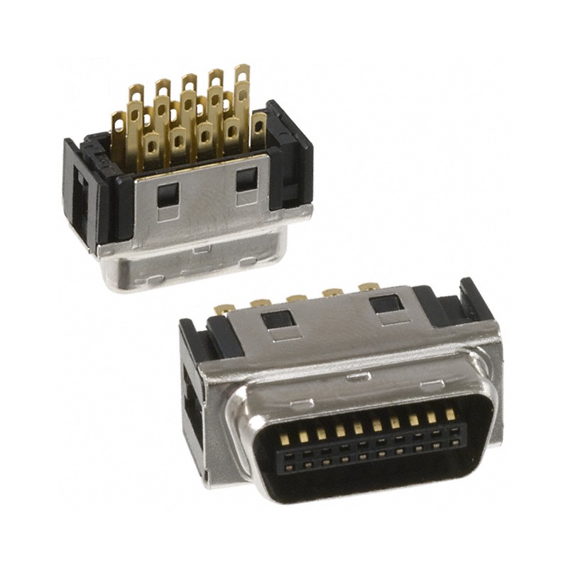 1 pcs : DX40M-20P - CONN MIN HD PLG 20P STR SLD EYEL