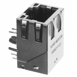 1 pcs : 7499211123 - CONN JACK 1PORT 100 BASE-T PCB