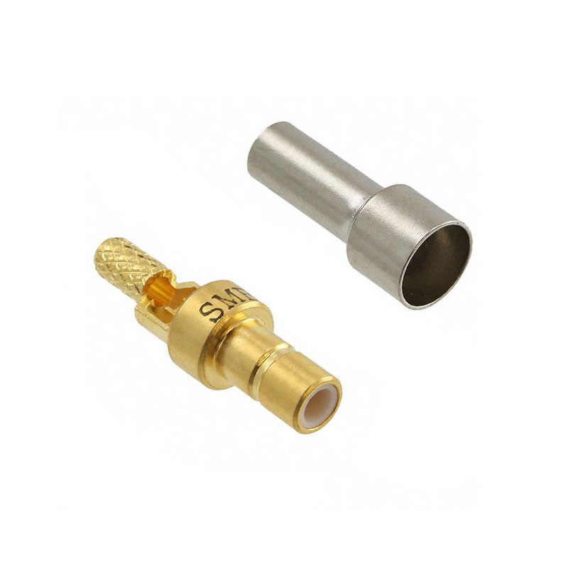1 pcs : 72984 - CONN SMB JACK STR 50 OHM CRIMP