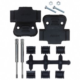 1 pcs : 5745122-2 - CONN BACKSHELL 15POS 180DEG BLK