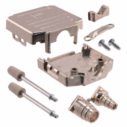 1 pcs : 09670150425 - CONN BACKSHELL 15POS 180DEG SHLD