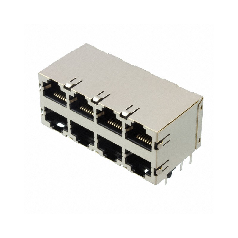 1 pcs : 1734715-2 - CONN MOD JACK 8P8C R/A SHIELDED