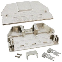 1 pcs : 749196-2 - CONN BACKSHELL 80POS 180DEG SHLD