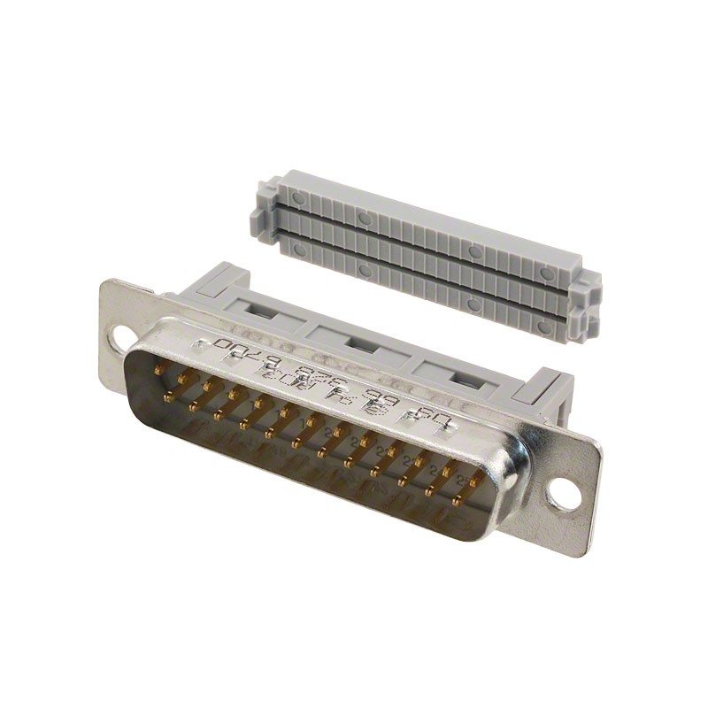 1 pcs : 09663286700 - CONN D-SUB PLUG 25P PNL MNT IDC