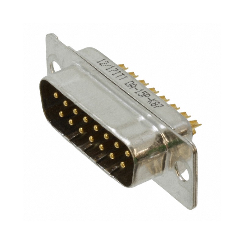 1 pcs : DA-15P-K87 - CONN D-SUB PLUG 15POS PNL MNT